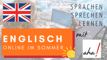Sommerkurs Englisch ONLINE
